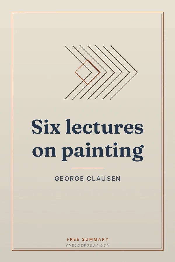 Cover of Six lectures on painting