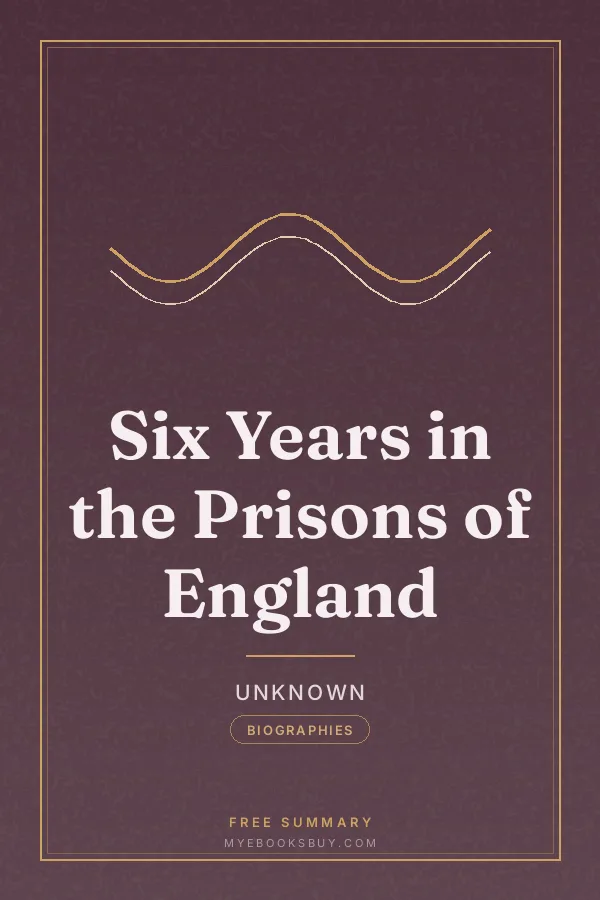 Cover of Six Years in the Prisons of England