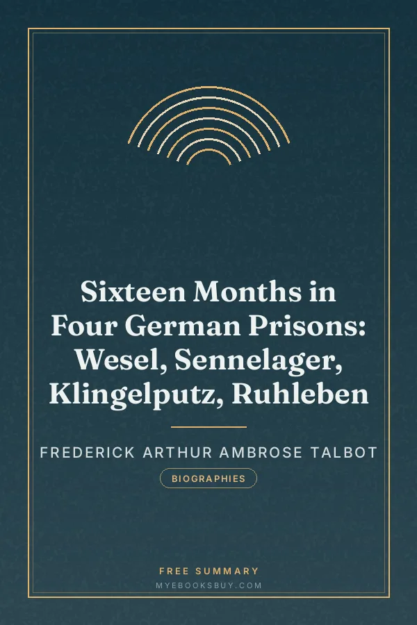 Cover of Sixteen Months in Four German Prisons: Wesel, Sennelager, Klingelputz, Ruhleben