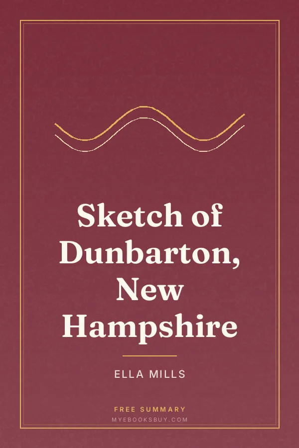 Cover of Sketch of Dunbarton, New Hampshire