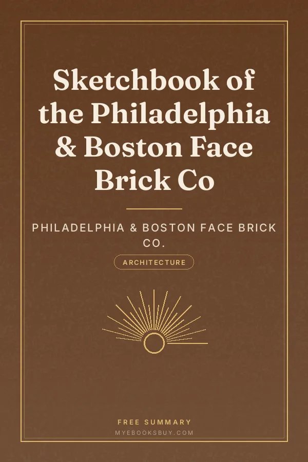 Cover of Sketchbook of the Philadelphia & Boston Face Brick Co