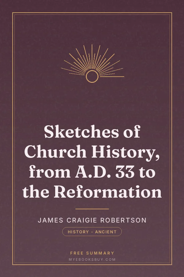 Cover of Sketches of Church History, from A.D. 33 to the Reformation