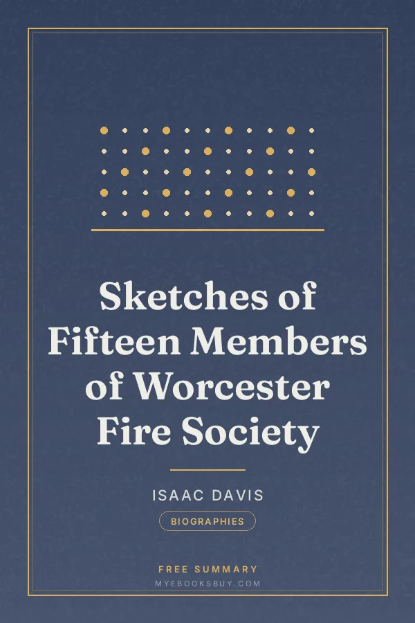 Cover of Sketches of Fifteen Members of Worcester Fire Society