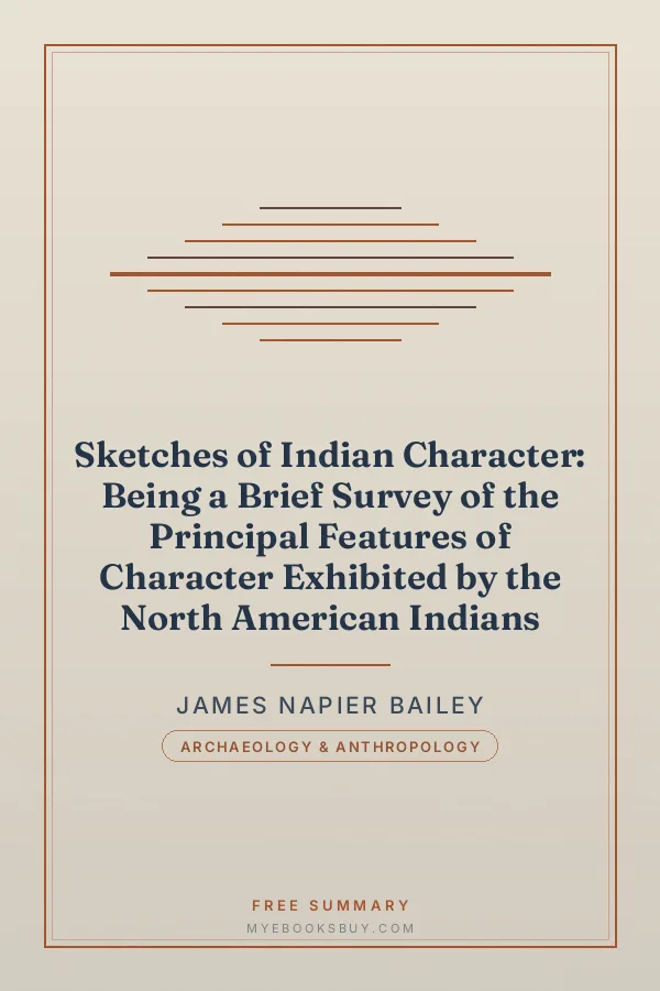 Cover of Sketches of Indian Character: Being a Brief Survey of the Principal Features of Character Exhibited by the North American Indians