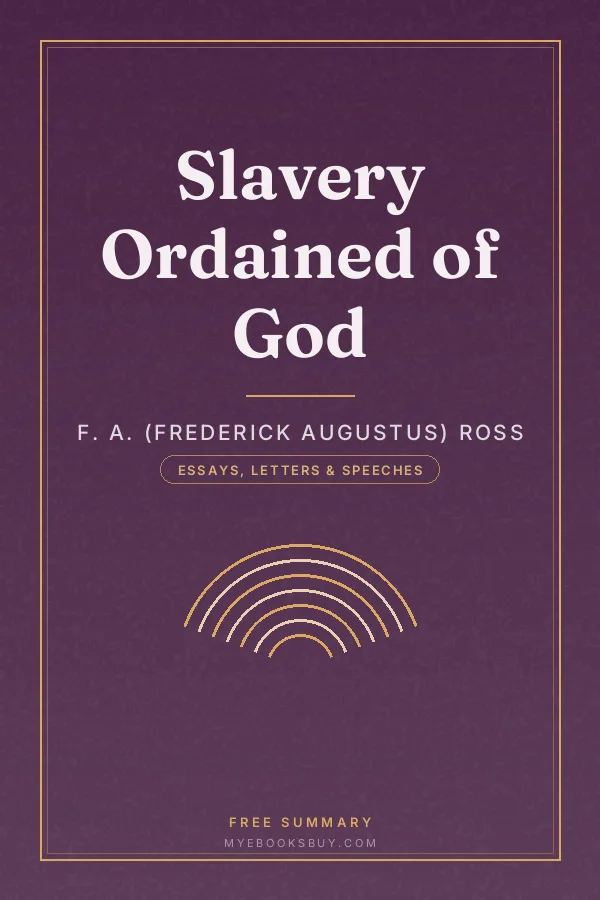 Cover of Slavery Ordained of God