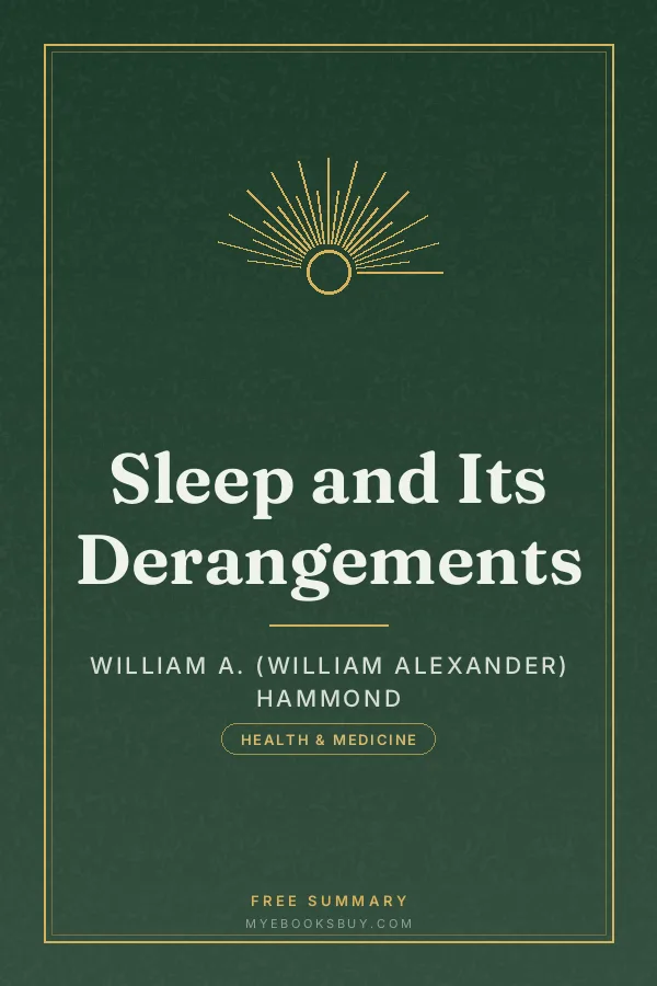 Cover of Sleep and Its Derangements