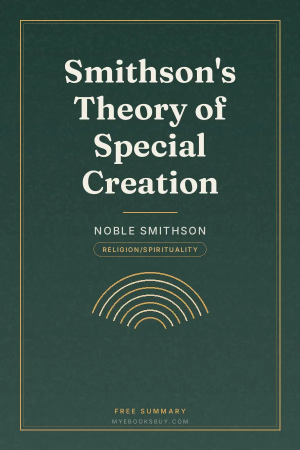 Cover of Smithson's Theory of Special Creation
