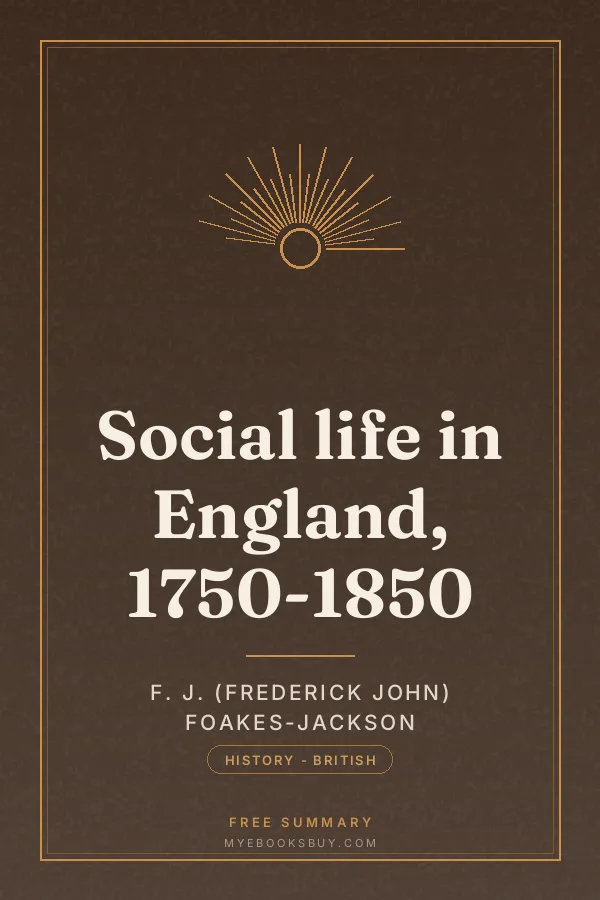 Cover of Social life in England, 1750-1850