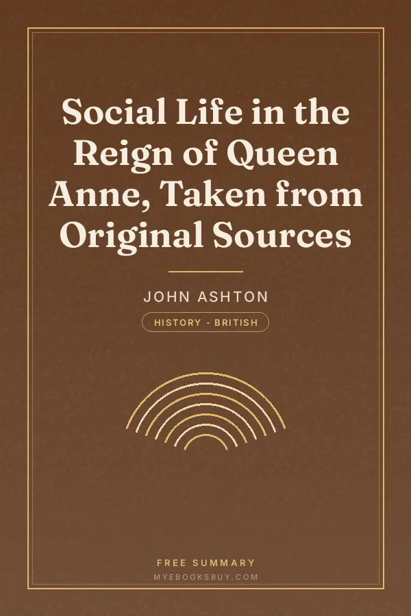 Cover of Social Life in the Reign of Queen Anne, Taken from Original Sources
