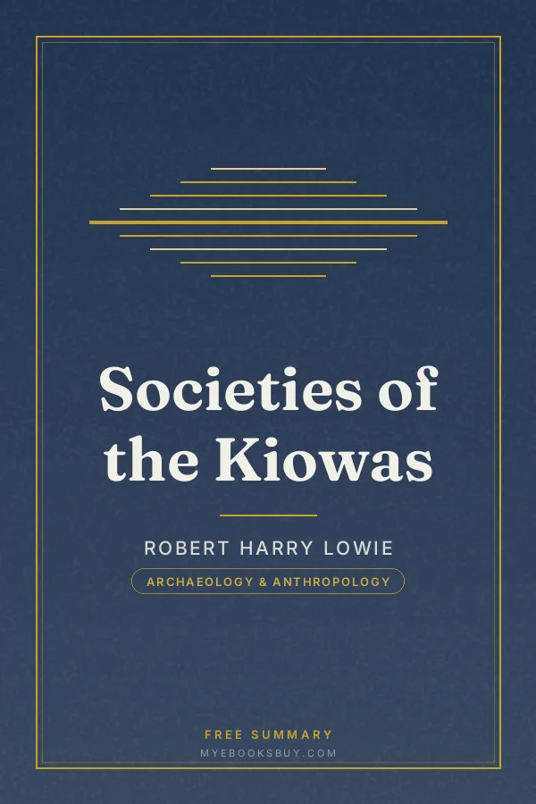 Cover of Societies of the Kiowas
