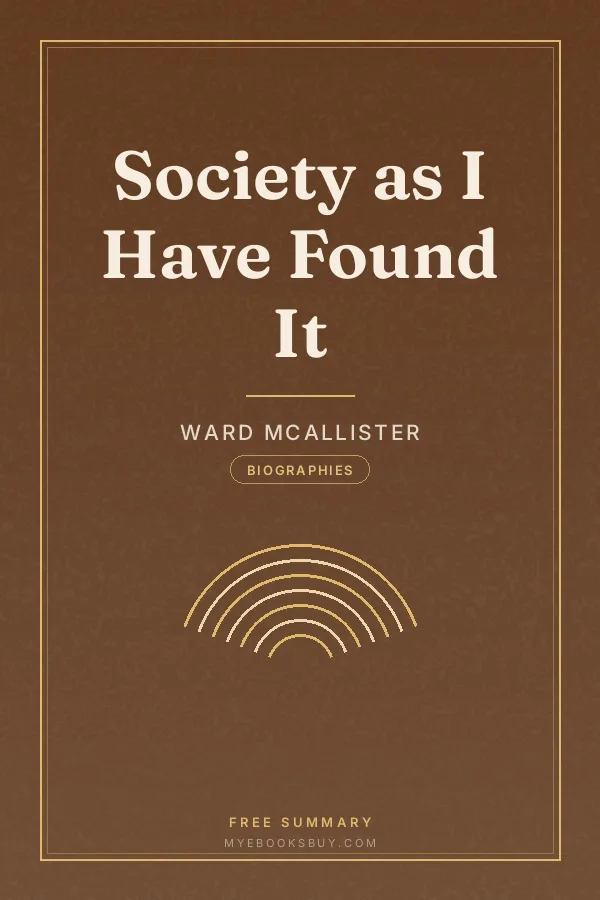 Cover of Society as I Have Found It