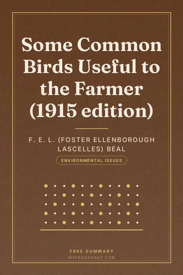 Cover of Some Common Birds Useful to the Farmer (1915 edition)