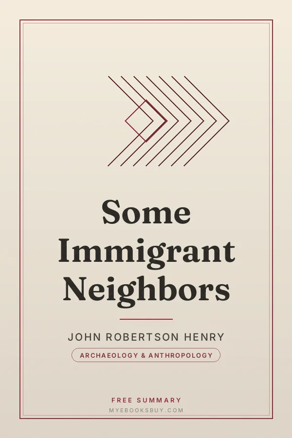 Cover of Some Immigrant Neighbors