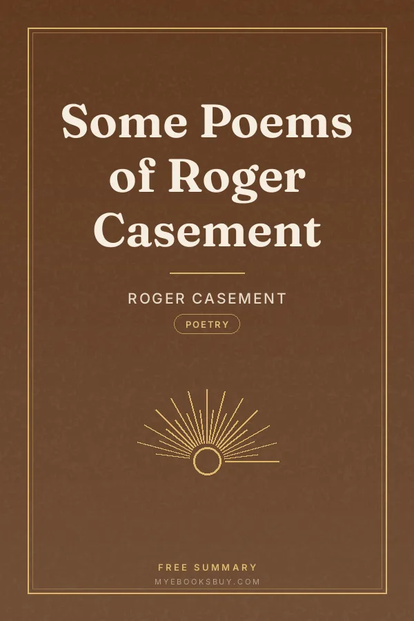 Cover of Some Poems of Roger Casement