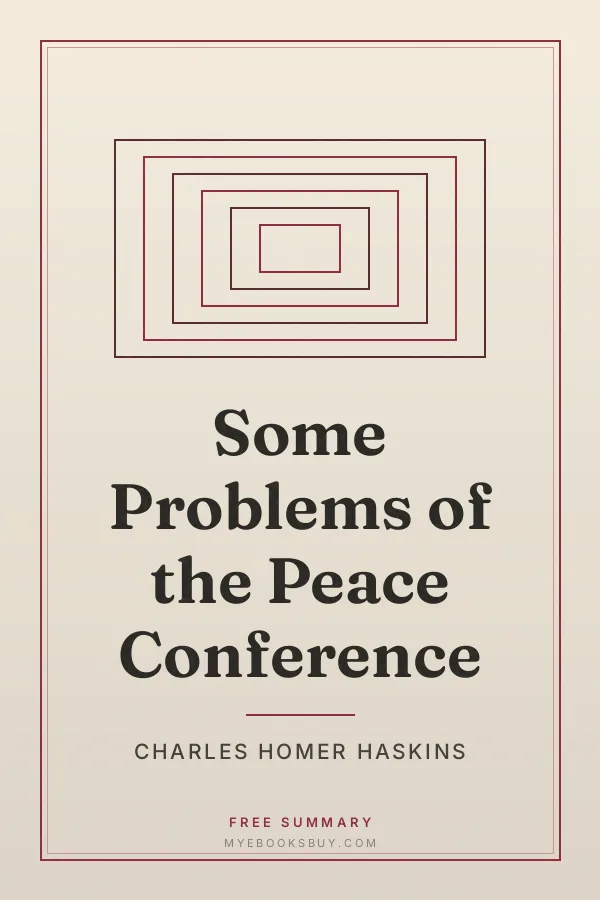 Cover of Some Problems of the Peace Conference