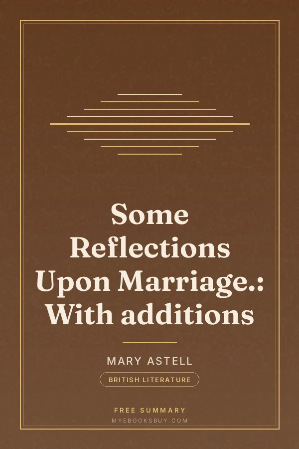 Cover of Some Reflections Upon Marriage.: With additions