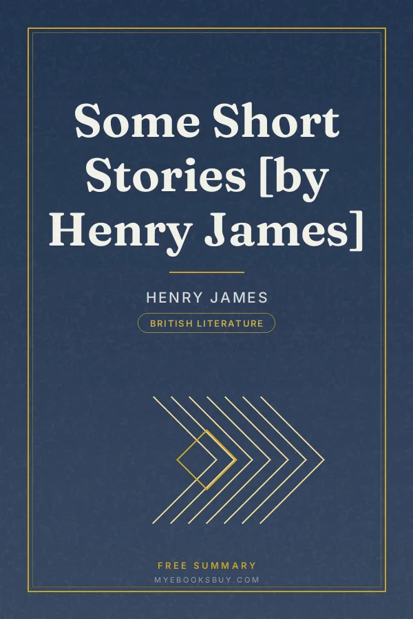 Cover of Some Short Stories [by Henry James]