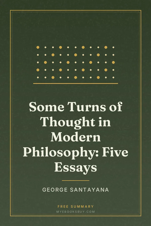 Cover of Some Turns of Thought in Modern Philosophy: Five Essays