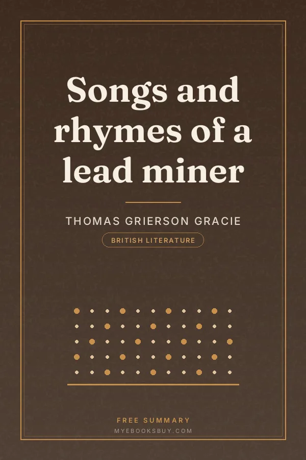 Cover of Songs and rhymes of a lead miner