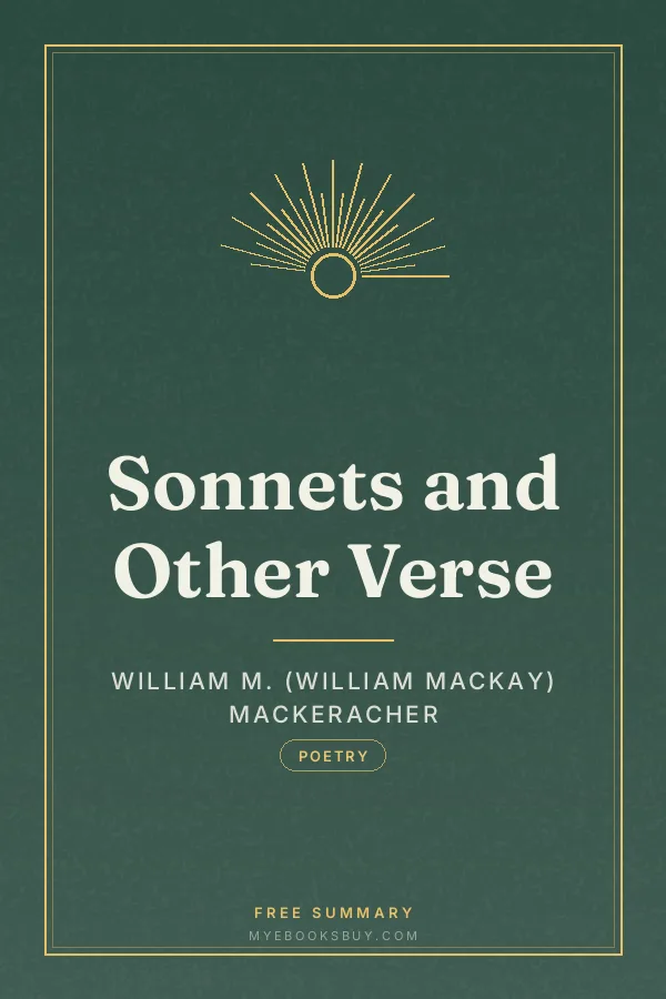 Cover of Sonnets and Other Verse