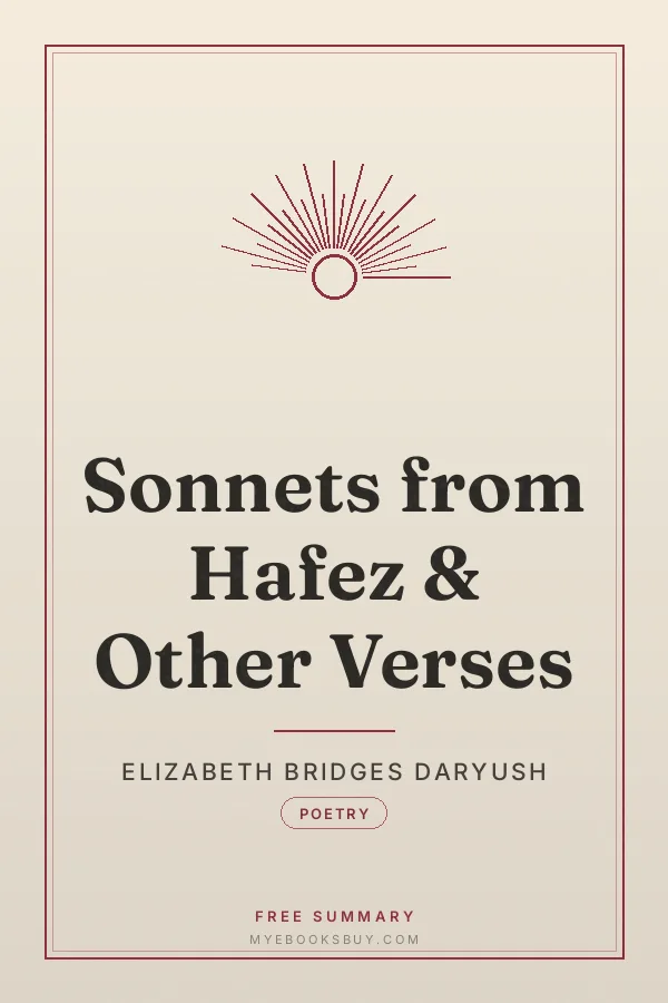 Cover of Sonnets from Hafez & Other Verses