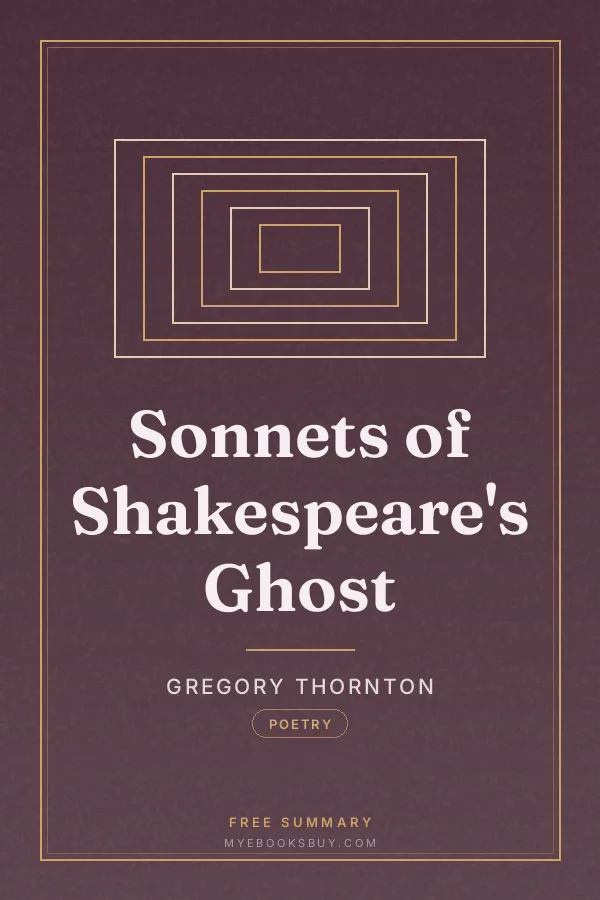 Cover of Sonnets of Shakespeare's Ghost