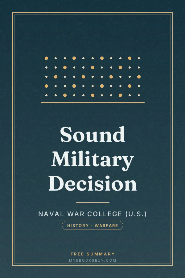 Cover of Sound Military Decision