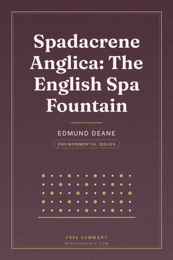 Cover of Spadacrene Anglica: The English Spa Fountain