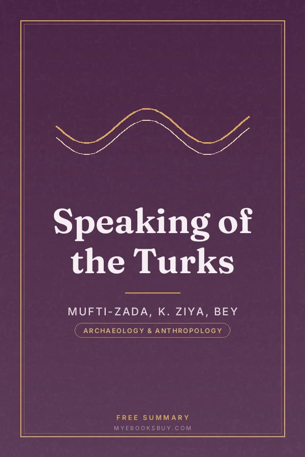 Cover of Speaking of the Turks