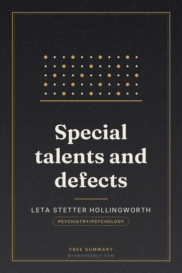 Cover of Special talents and defects