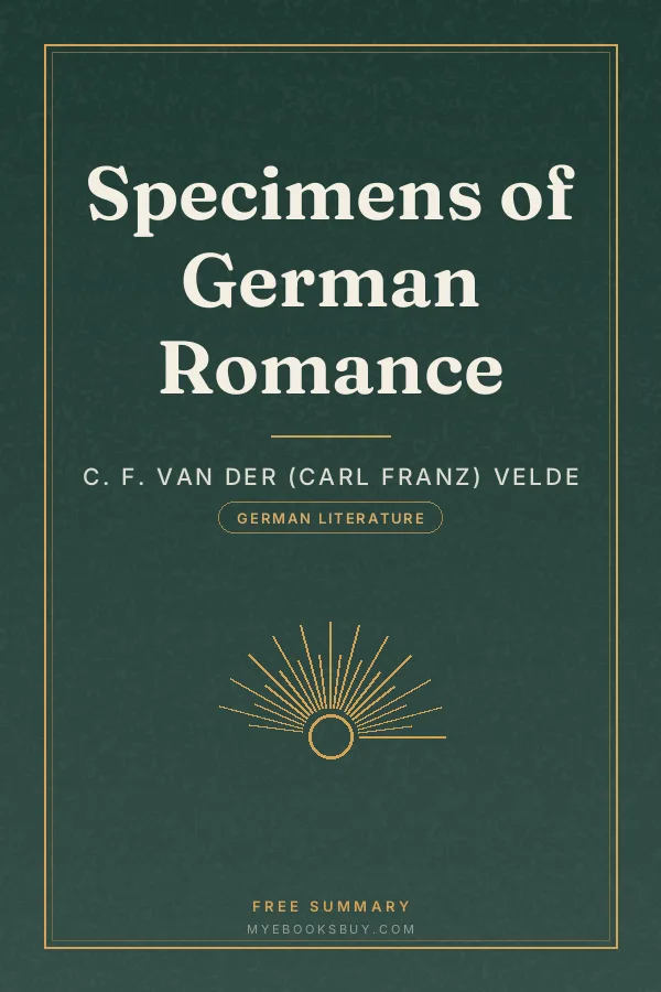 Cover of Specimens of German Romance
