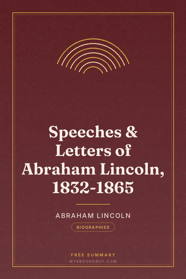 Cover of Speeches & Letters of Abraham Lincoln, 1832-1865