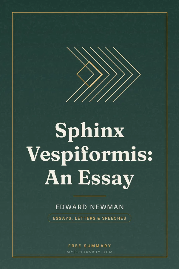 Cover of Sphinx Vespiformis: An Essay