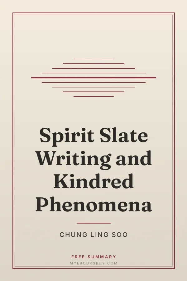 Cover of Spirit Slate Writing and Kindred Phenomena