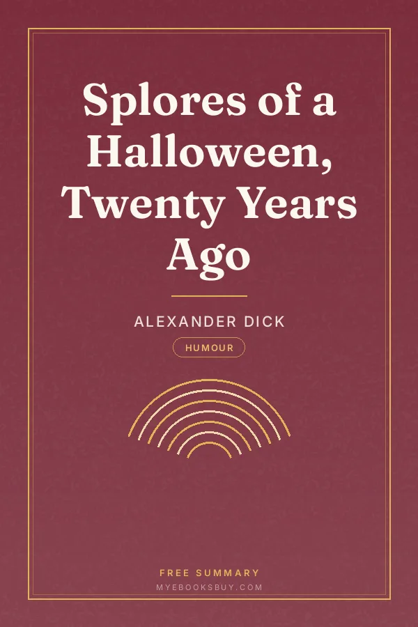 Cover of Splores of a Halloween, Twenty Years Ago