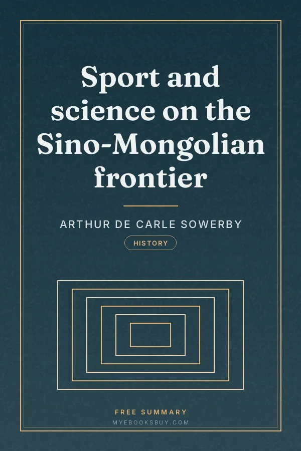 Cover of Sport and science on the Sino-Mongolian frontier
