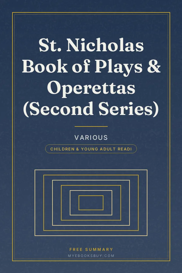 Cover of St. Nicholas Book of Plays & Operettas (Second Series)