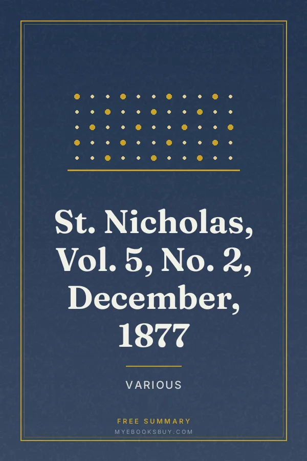 Cover of St. Nicholas, Vol. 5, No. 2, December, 1877
