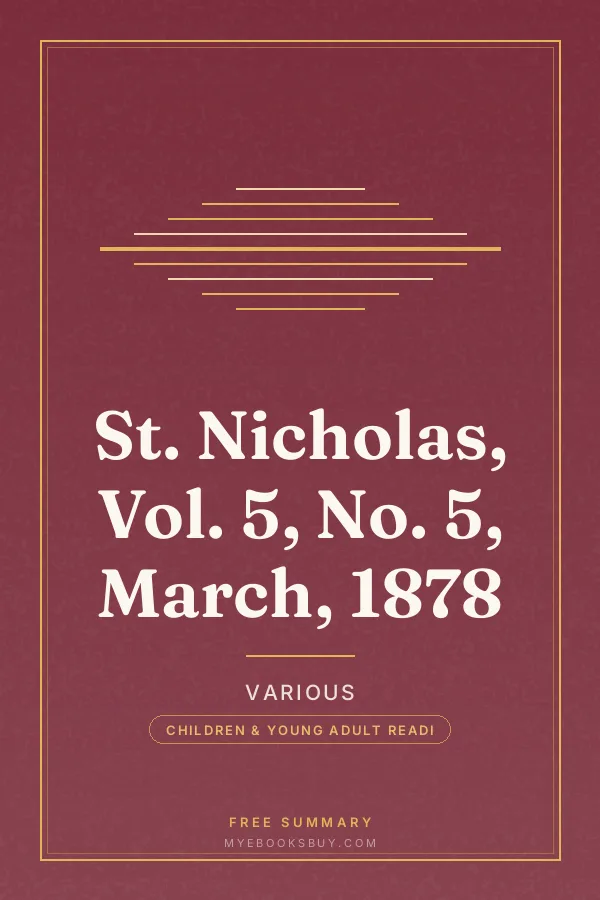 Cover of St. Nicholas, Vol. 5, No. 5, March, 1878