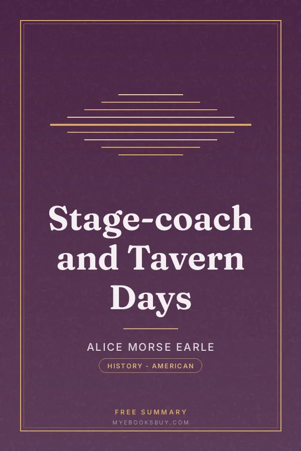 Cover of Stage-coach and Tavern Days