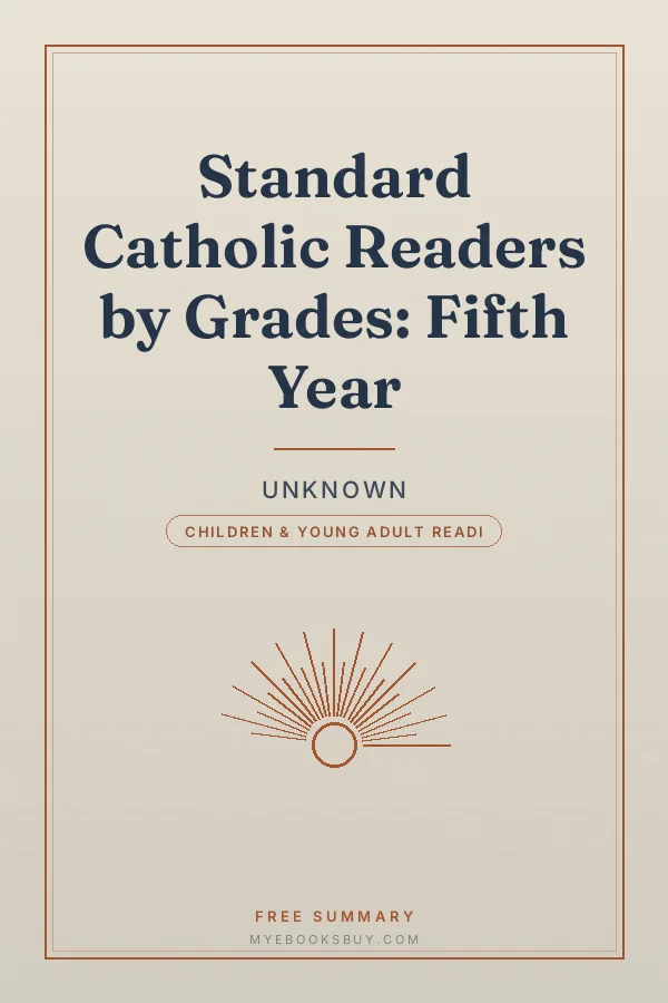 Cover of Standard Catholic Readers by Grades: Fifth Year