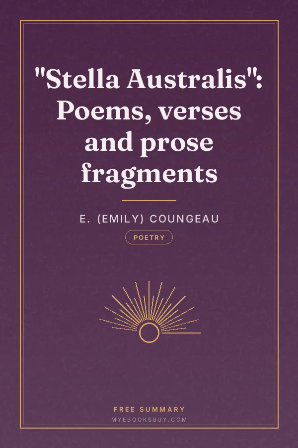 Cover of "Stella Australis": Poems, verses and prose fragments