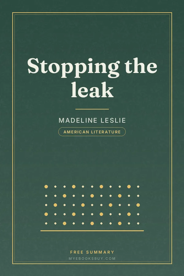 Cover of Stopping the leak