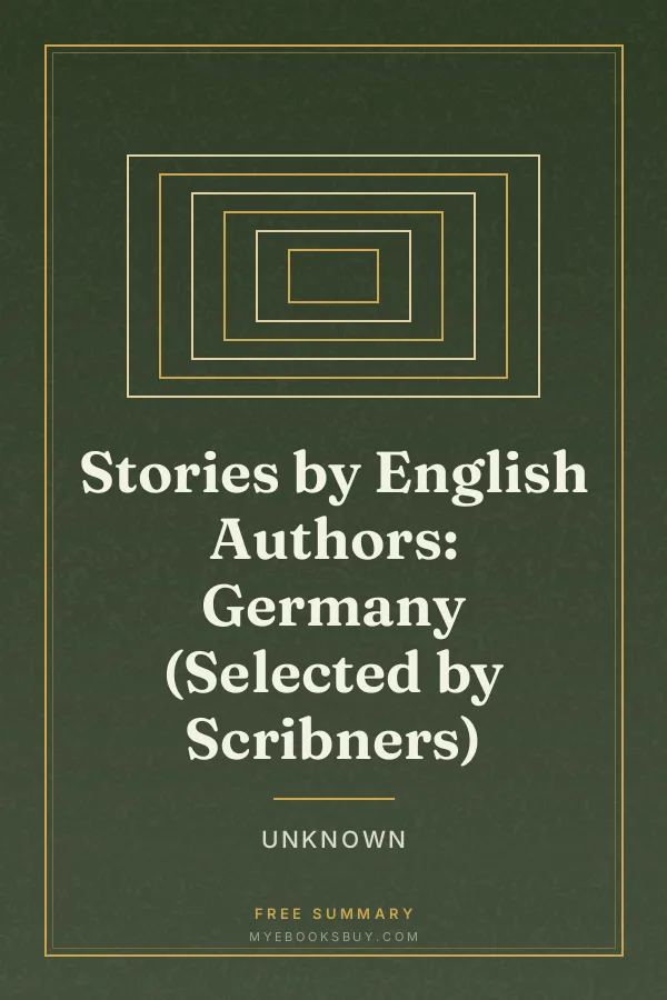 Cover of Stories by English Authors: Germany (Selected by Scribners)