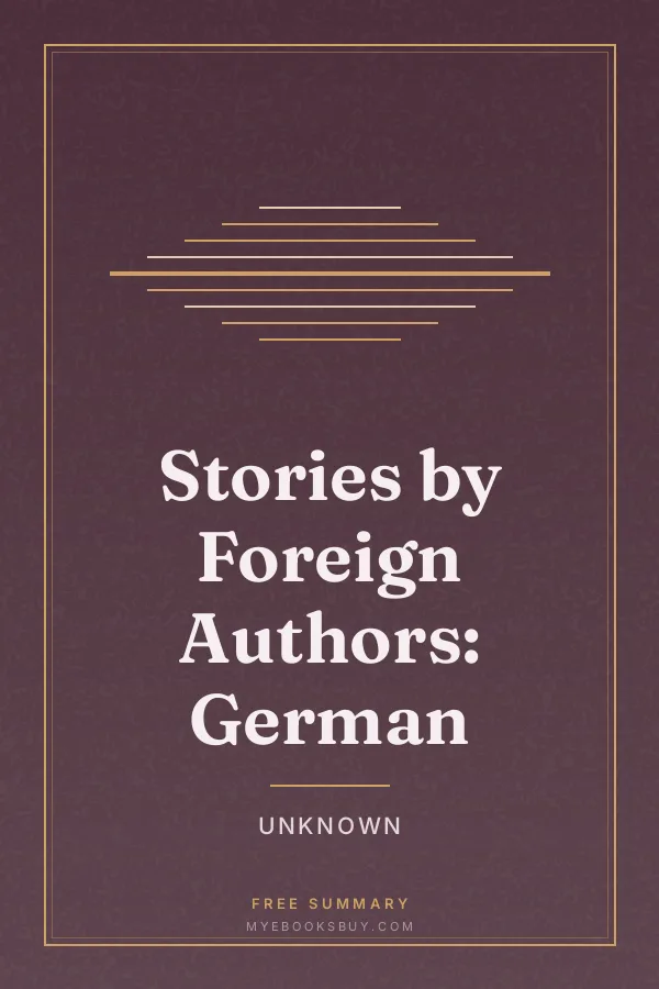 Cover of Stories by Foreign Authors: German
