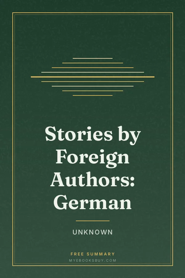 Cover of Stories by Foreign Authors: German