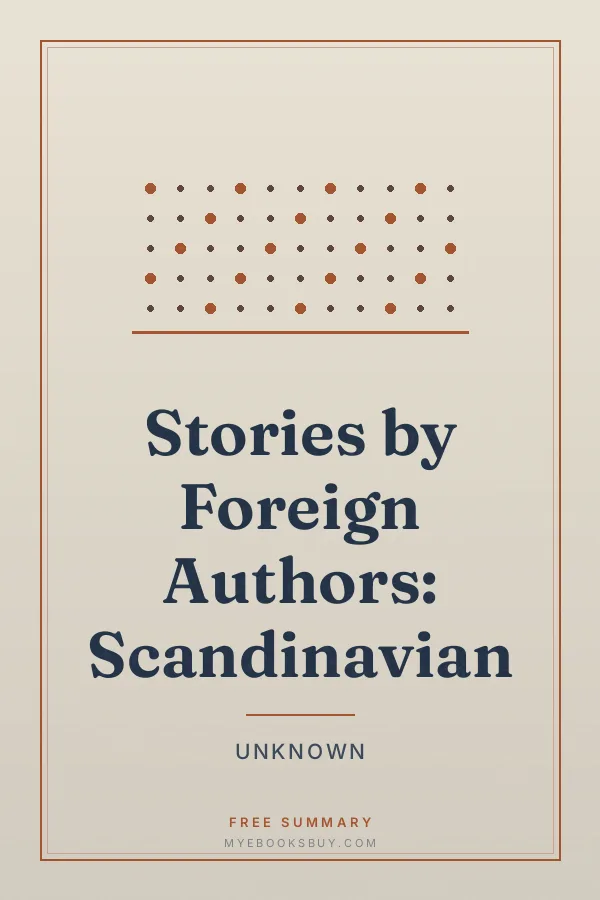 Cover of Stories by Foreign Authors: Scandinavian