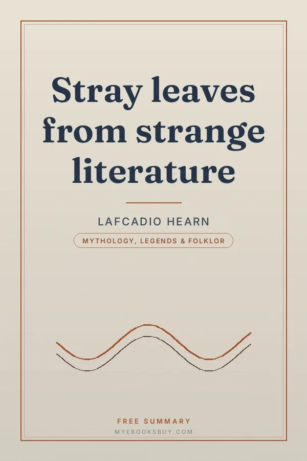 Cover of Stray leaves from strange literature