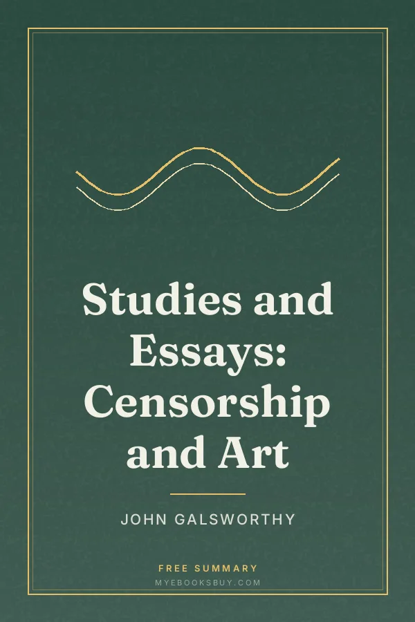Cover of Studies and Essays: Censorship and Art