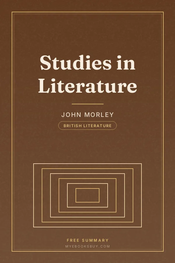 Cover of Studies in Literature